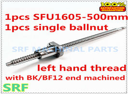 Foto van Bevestigingsmaterialen high quality 1pcs 16mm left hand thread ballscrew sfu1605 l 500mm ball nut wi