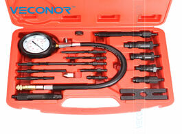 Foto van Auto motor accessoires veconor professional diesel engine compression tester tool kit set cylinder p