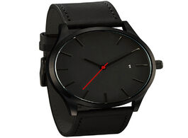 Foto van Horloge men s watch sports minimalistic watches for wrist leather clock erkek kol saati relogio masc