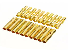 Foto van Elektrisch installatiemateriaal 10 pair 4mm rc battery gold plated bullet banana plug high quality m