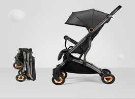 Foto van Baby peuter benodigdheden risio foldable light weight buggy land on plane stroller kinderwagen pram 