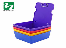 Foto van Schoonheid gezondheid 1pc dental storage box dentist plastic sorting tools 4 colors available for la