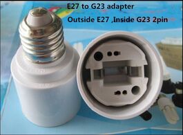 Foto van Lampen verlichting 1pcs free shipping e27 to g23 adapter converter base holder socket for led light 