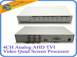 Foto van Beveiliging en bescherming hd 1080p 4ch cctv multiplexer analog ahd tvi video quad screen processor 