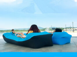 Foto van Meubels trend outdoor products fast infaltable air sofa bed good quality sleeping bag inflatable laz