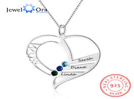 Foto van Sieraden mom s jewelry name necklace personalized birthstone engrave 925 sterling silver necklaces p