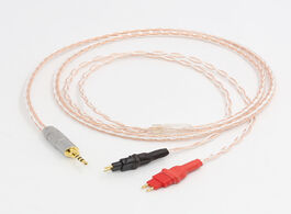Foto van Elektronica 2.5mm trrs balanced cable for hd650 hd600 hd660s silver copper twisted headphone upgrade