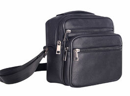 Foto van Tassen mens leather small messenger bag satchels multifunctional crossbody shoulder for travel casua