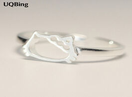 Foto van Sieraden new arrivals 925 sterling silver kitty cat rings for women girl jewelry open adjustable