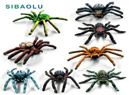 Foto van Huis inrichting 8pcs simulation spiders insect figurine animal model diy bonsai home decor miniature