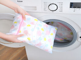 Foto van Huis inrichting 6 size zippered foldable nylon laundry bag bra socks underwear clothes washing machi