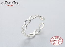 Foto van Sieraden canner adjustable geometric rings minimalist 925 sterling silver resizable for women simple