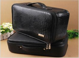 Foto van Tassen hair clipper tool case can hold dryer bags clapboard top grade pu leather barber hairdressing