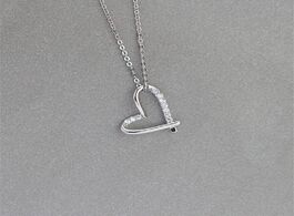 Foto van Sieraden heart clavicle chain simple wild korea 925 sterling silver temperament personality fashion 
