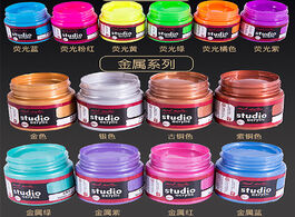 Foto van Huis inrichting 100ml acrylic pigment metal color fluorescent wall painted hand t shirt shoes waterp