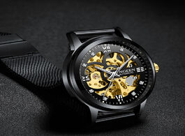 Foto van Horloge skeleton watch 2020 new fngeen sport mechanical luxury mens watches top brand montre homme c