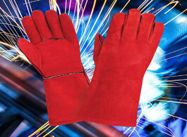 Foto van Gereedschap 14.5 heat resistant melting furnace gloves long lined welding fire high temperature prot