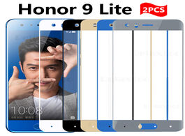 Foto van Telefoon accessoires 2 pcs honor 9 lite tempered protective glass on for huawei honor9 9lite light g
