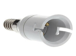 Foto van Lampen verlichting e14 to b22 adapter converter led bulb holder socket