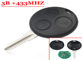 Foto van Beveiliging en bescherming car remote key fob for mercedes smart 433 434mhz 3 button benz two four r