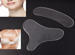 Foto van Schoonheid gezondheid neck chest pad anti wrinkle treatment silicone transparent removal patch skin 