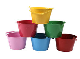 Foto van Speelgoed children beach toy bucket gardening galvanized toilet iron barrel seaside outdoor toys 12.
