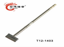 Foto van Gereedschap gudhep t12 1403 spatula typesoldering iron tips for fx951 fx950 soldering station fm2028