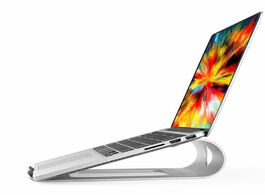 Foto van Computer mosible portable aluminum alloy laptop stand for macbook pro air notebook holder metal brac