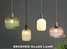 Foto van Lampen verlichting nordic retro restaurant colorfull glass pendant lights creative living room lamp 