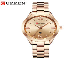 Foto van Horloge curren gold watch women watches ladies 9007 steel s bracelet female clock relogio feminino m