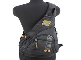 Foto van Tassen waterproof oxford nylon men messenger one shoulder rucksack cross body bag book male knapsack