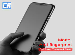 Foto van Telefoon accessoires no fingerprint full cover matte tempered glass for iphone x 8 7 6s plus screen 