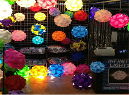 Foto van Lampen verlichting multi color 25cm 30cm 40cm modern diy elements iq jigsaw puzzle ze ceiling chande
