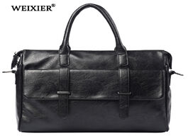 Foto van Tassen weixier pu leather business bag men s vintage shouldercrossbody tote handbag laptop fashion l