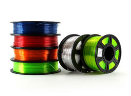 Foto van Computer 3d printer filament petg 1.75mm 1kg 2.2lbs plastic consumables material for