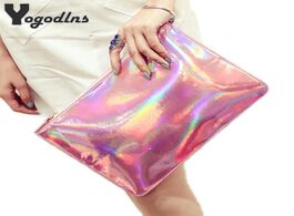 Foto van Tassen 2020 fashion torebki damskie ladies envelope clutches bags laser women designer clutch bag