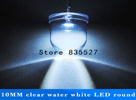 Foto van: Lampen verlichting 50pcs lot f10 round water clear 10mm white led super bright light lamp beads emit