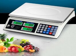 Foto van Huis inrichting 40kg 1g digital kitchen scale lcd display stainless steel weighing food scales diet 