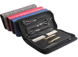 Foto van Tassen hair comb shear pouch holder case with belt barber hairdressing tool bags professional scisso