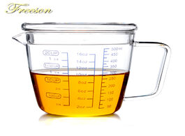 Foto van Huis inrichting 250 500ml glass measuring cup milk jug heat resistant measure creamer scale tea coff