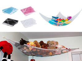 Foto van Meubels cute children room toys hammock net stuffed animals organize storage holder 4 colors 80 60 6