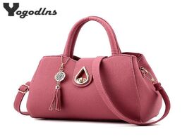 Foto van Tassen famous brand women bag top handle bags 2020 fashion messenger handbag set pu leather totes