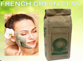 Foto van Schoonheid gezondheid new organic french green clay powder face skin mask 1kg 2.2lb the cheapest fre