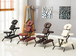 Foto van Meubels salon chair folding adjustable tattoo scraping massage portable beauty bed
