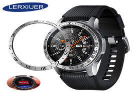 Foto van Horloge metal bezel styling for samsung gear s3 frontier classic galaxy watch 46mm 42mm sport cover 