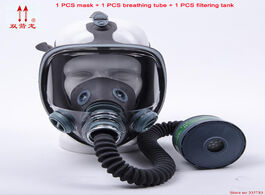 Foto van Beveiliging en bescherming high quality respirator gas mask 3 interface sets fire control military p