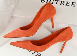 Foto van Schoenen women pumps fashion 9cm high heels for shoes casual pointed toe chaussures femme stiletto l