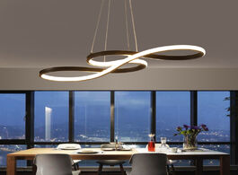 Foto van Lampen verlichting minimalism diy hanging modern led pendant lights for dining room bar suspension l