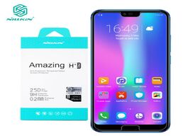 Foto van Telefoon accessoires huawei honor 10 glass tempered nillkin amazing h pro 0.2mm screen protector for