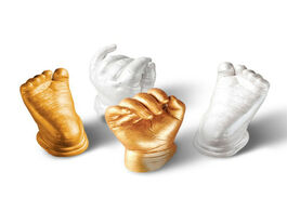 Foto van Baby peuter benodigdheden 3d hand print foot casting keepsake kit handprint footprint growth souveni